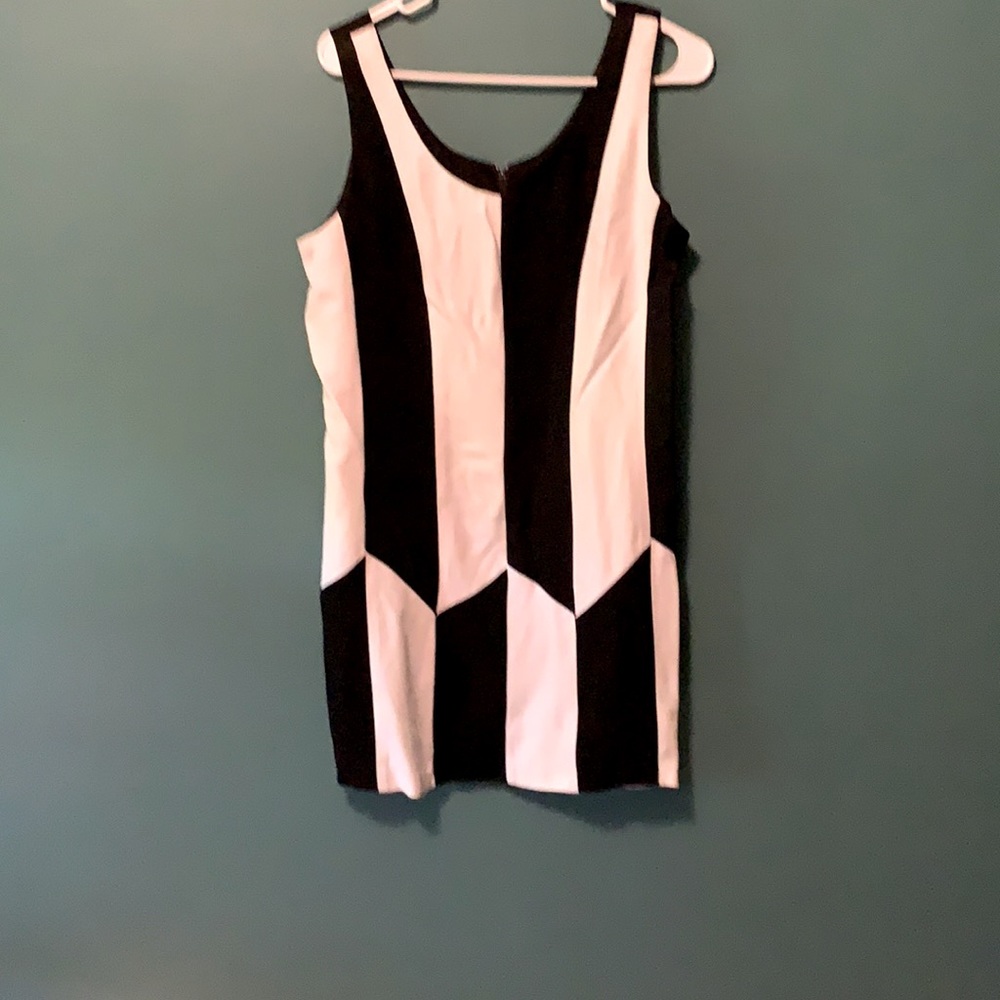 Black and white dress